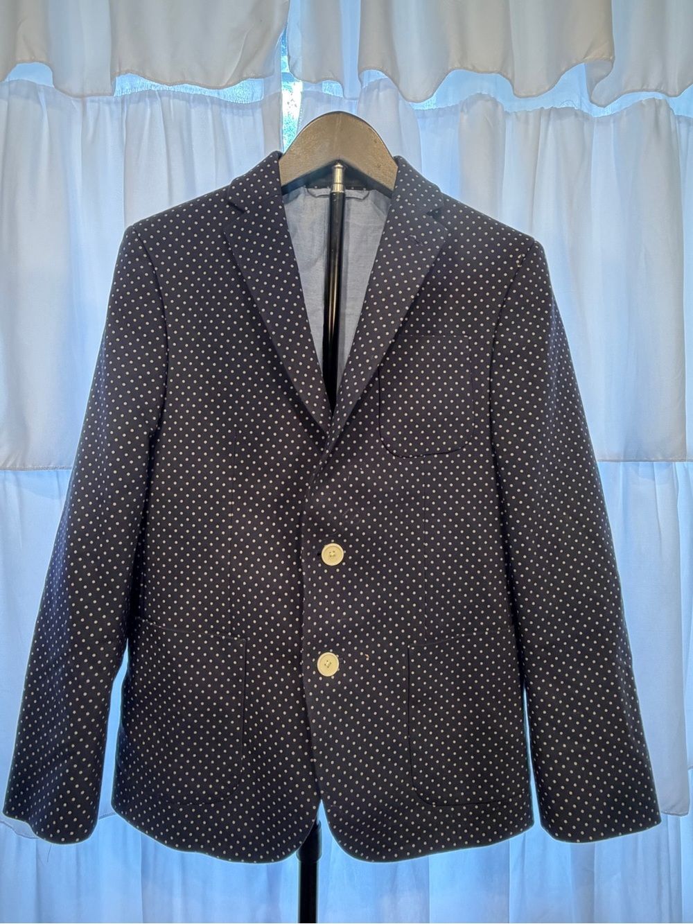 Lauren Ralph Lauren Boys Navy Long Sleeve Two Button Blazer size 14R